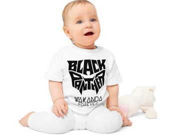 Black Panther Baby T-Shirt. Wakanda Forever