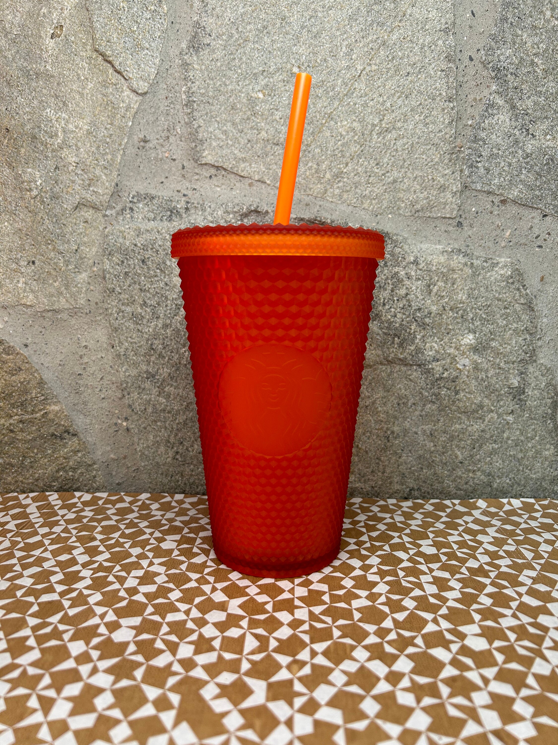 Starbucks 16oz/473ml Plastic Tumbler Reusable Clear Drinking Flat