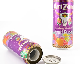 Diversion Safe Arizona Fruit Punch Stash Can Hidden Secret Storage Home Security Container Hide Away Valuables Cash Jewelry Smell Proof