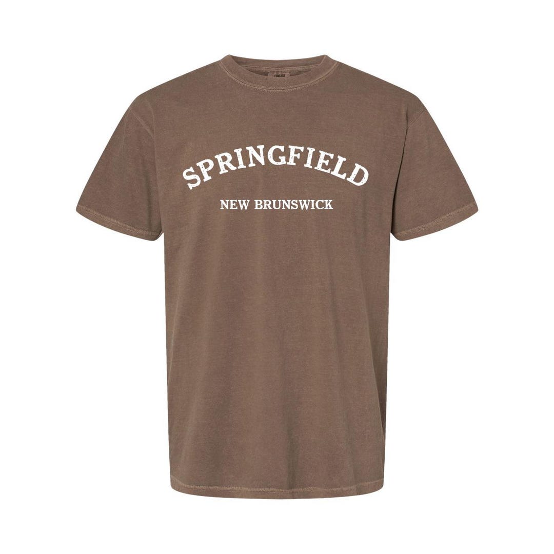 Springfield Nb Springfield New Brunswick Canada Shirt | Vintage Varsity Souvenir - Etsy