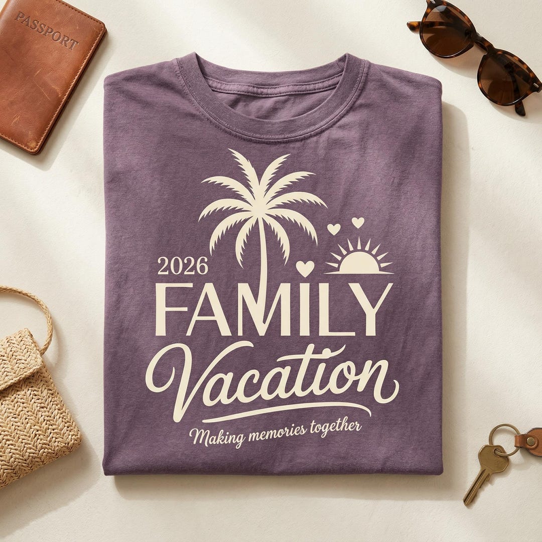 Custom Family Vacation 2026 Shirt, Making Memories Together Tropical ...