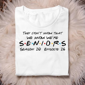 SENIORS Class of 2026 Graduation Shirt Design PNG | 90s Inspired SVG | Digital Download | Senior Year Sublimation Graphic