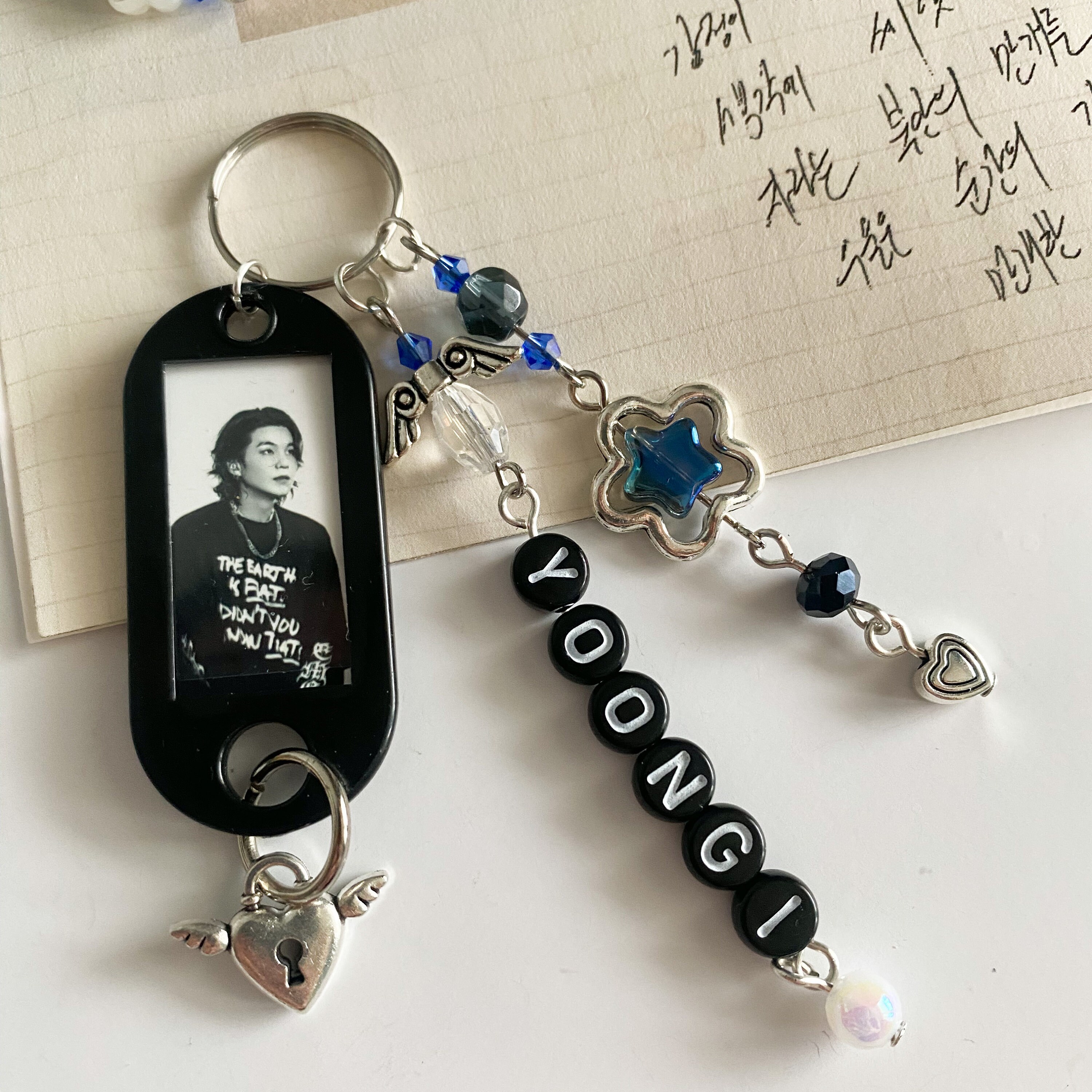 SUGA Keychain Min Yoongi Keychain Agust D Keychain BTS Etsy