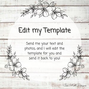 Edit my Template for Me