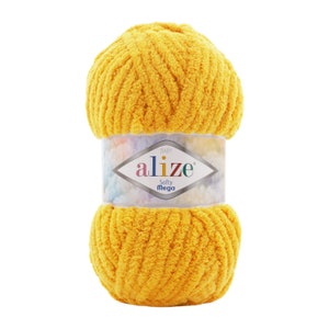 Alize Softy Mega, Knitting Yarn, Baby Yarn, Alize yarn, Softy yarn, baby clothes, baby accessory yarn, baby pattern yarn, Fantasy Yarn 100gr