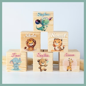 Caja de dinero animales de madera personalizados - nacimiento de regalo - niño de la caja de dinero - nombre de la caja de dinero - madera de la caja de dinero - alcancía - BOO Kids
