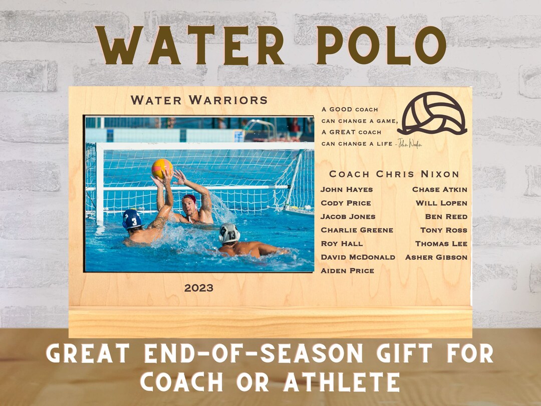 Water Polo Coach Gift Water Polo Coach Frame Gift for Etsy