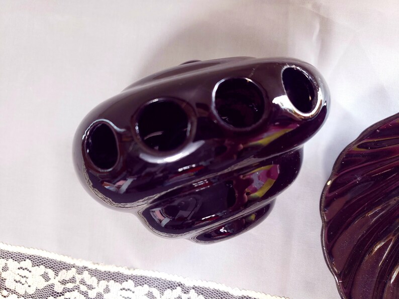 Vintage Dark Sea Theme Bathroom Set, Shell Soap Dish and Shell