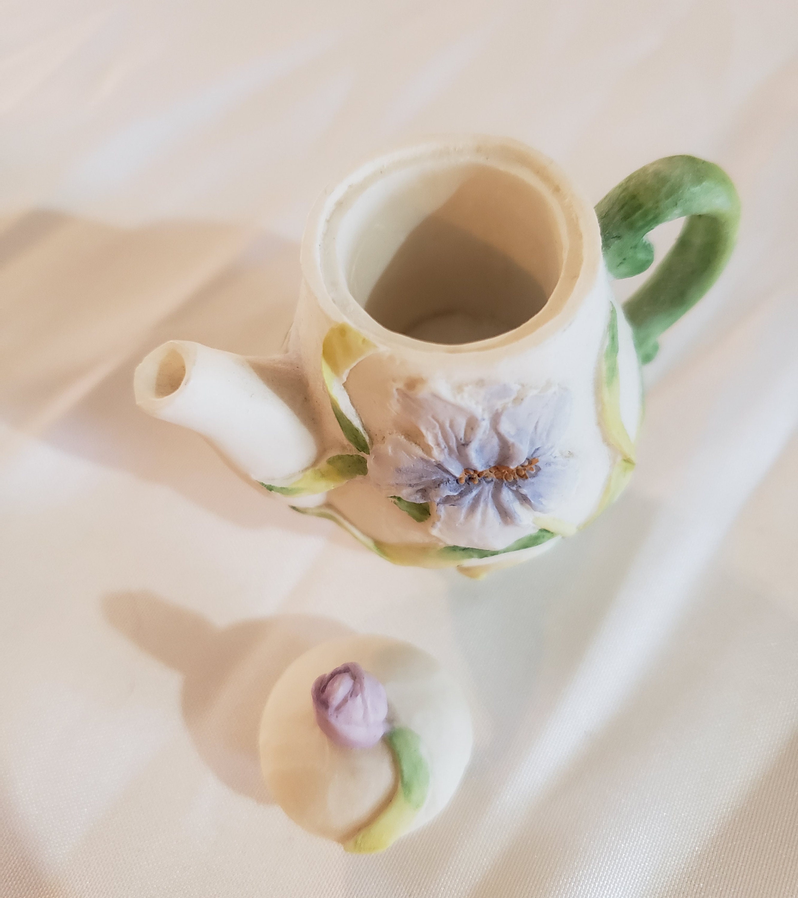 Floral Theme Miniature Tea Set Collectible Tea Set Tea Etsy
