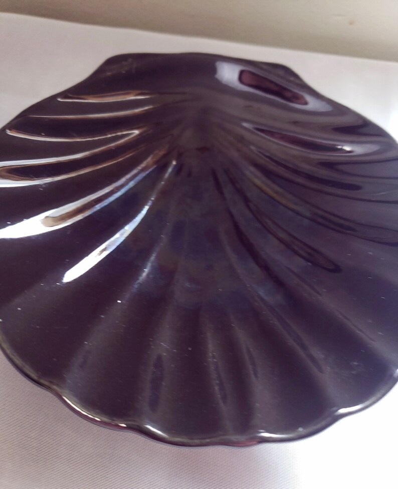 Vintage Dark Sea Theme Bathroom Set, Shell Soap Dish and Shell