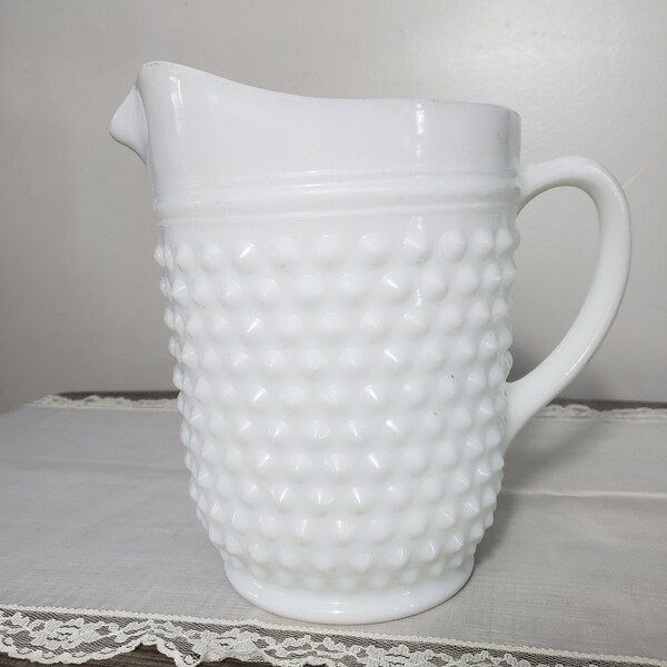 Shop Milk Glass Pitcher Etsy