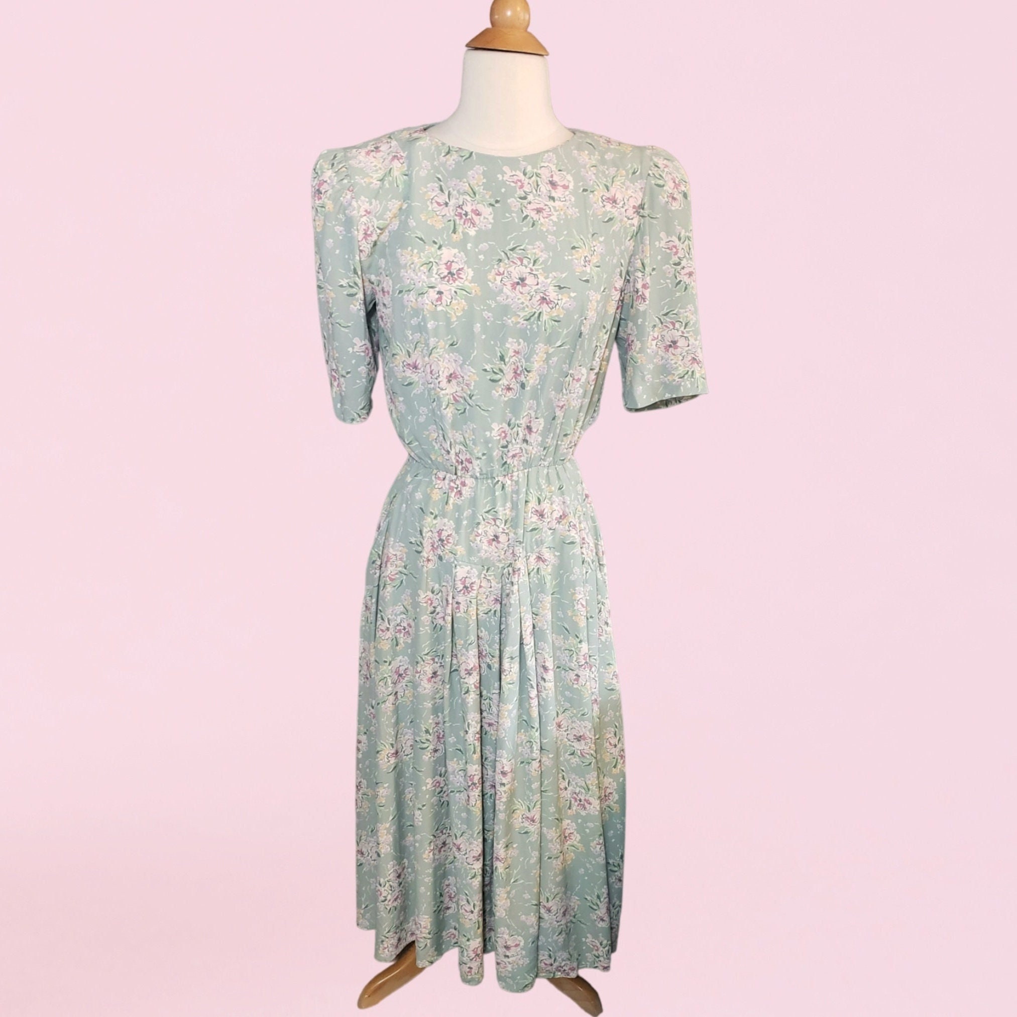 80's Floral Market Dress by E.D. Michaels by Melanie Drucker