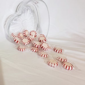Libby Heart Shaped Glass Dish, Valentine&#39;s Day Decor, Valentine&#39;s Day Gifts, Candy Dish