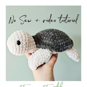 No sew Trixie Turtle crochet pattern (Dutch/English)