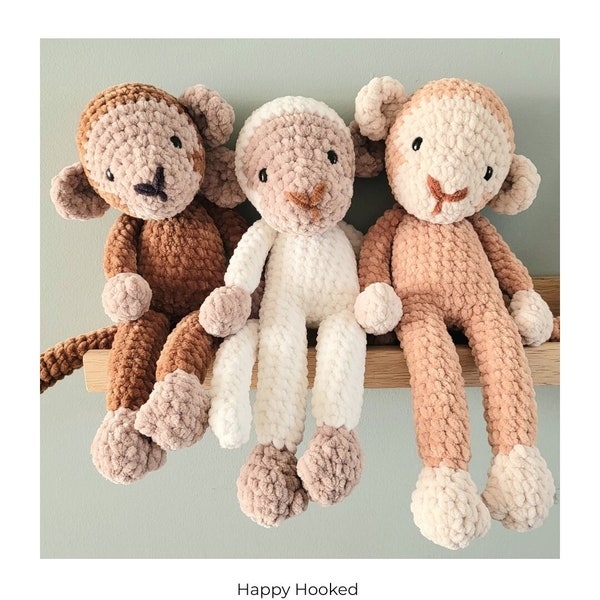 Monkey Axel crochet pattern / Aapje Axel haakpatroon