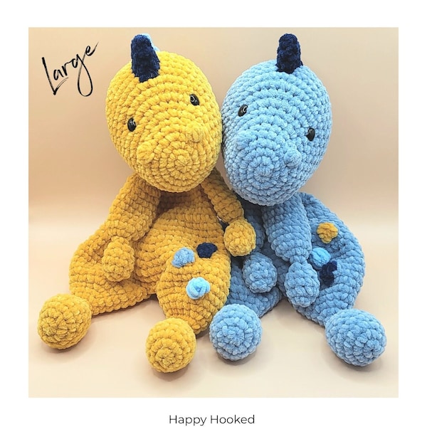 Dino Dex crochet pattern / Dino Dex haakpatroon