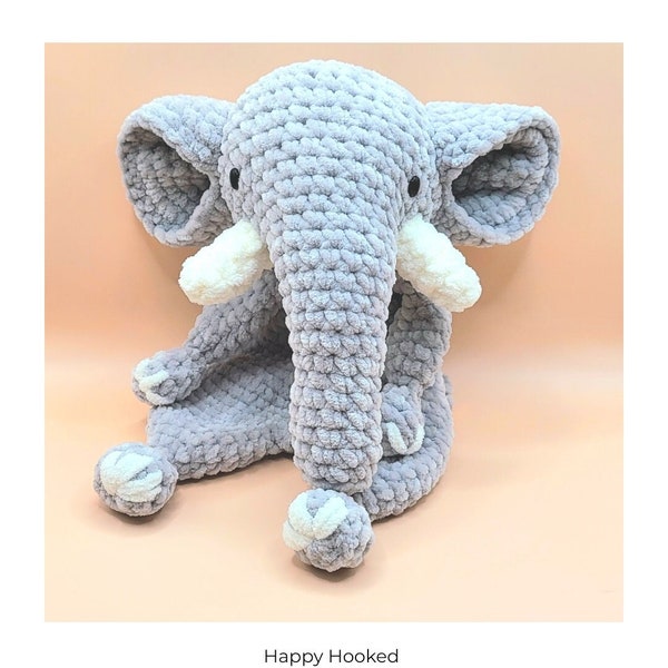 Ellie Elephant Crochet Pattern / Ellie Olifant Haakpatroon