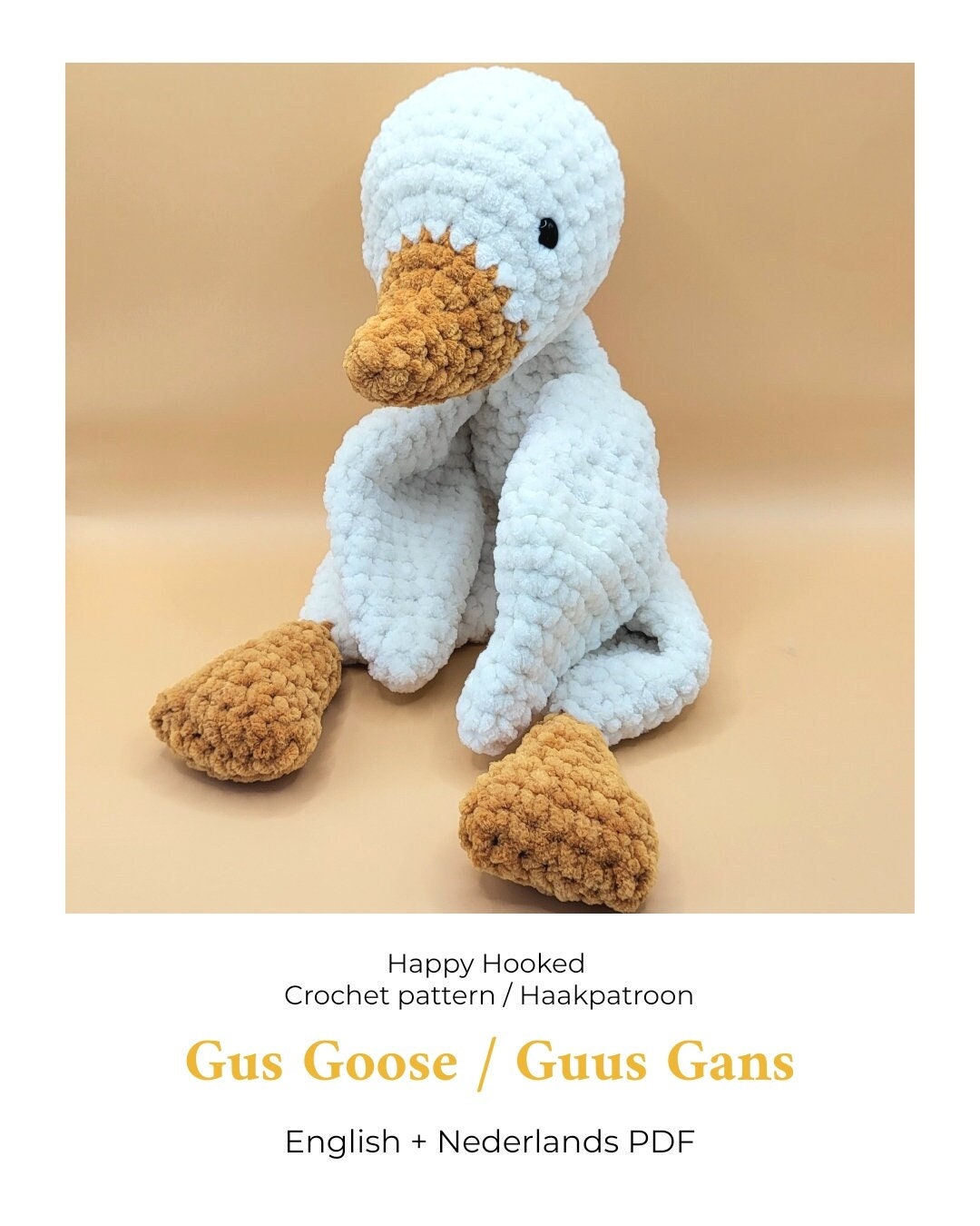 Gus Goose Crochet Pattern / Guus Gans Haakpatroon Etsy Gus Goose Crochet Pattern / Guus Gans Haakpatroon Etsy