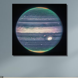 NASA Jupiter Canvas Wall Art|James Webb Space Telescope First Images|Jupiter Poster Art|Jupiter Images prints|Cosmic Cliffs Wall Decor
