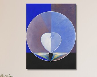 Hilma Af Klint Artwork|Exhibition Poster|Abstract Colorful Wall Art|Reproduction Wall Decor|Giclee|Fine Art|Abstract Exhibition