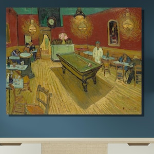 Vincent van Gogh The Night Café Giclee Print/Le café de nuit The Night Café/The Night Café 1888 Tela o Poster/Impressionismo/Idea regalo