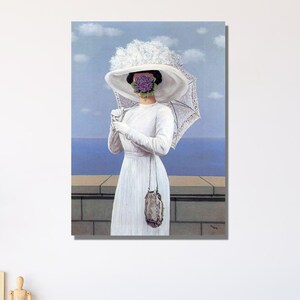 La Grande Guerre (A Grande Guerra)-René Magritte|Arte surrealista|Impressão de belas artes|Impressão de exposição|A Grande Guerra 1964|Cartaz de arte Magritte|Presente