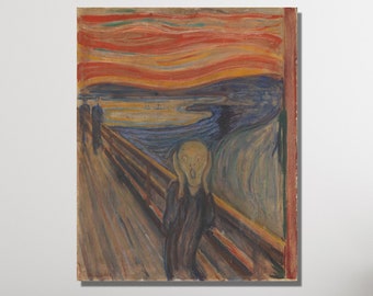 5x7 叫び 写真 1893 絵画 エドヴァルド・ムンク、怖い写真、美しい