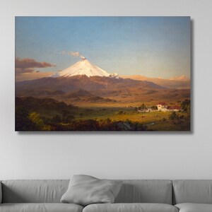 View of Cotopaxi by Frederic Edwin Church Exhibition Artworks|Edwin Church Print|Ready to Hang or Poster