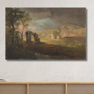 Edwin Church Campagna Fantasy by Frederic|Classic art|Art Reproduction|Gift Idea|Exhibition Wall Decor|Fine Art|American Artist|Office Decor