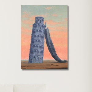 Souvenir de Voyage by Rene Margritte Canvas Wall Art|Rene Magritte Exhibition|Giclee Print|Poster Art|Margritte Reproduction