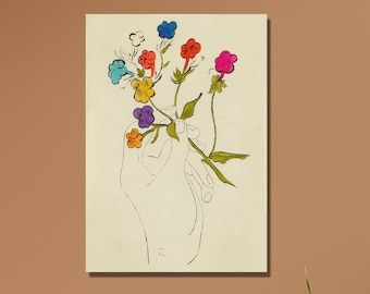 アンディウォーホール ポスター「フラワー」 アンディ・ウォーホル | ポスター Flowers 額装付き| 森美術館