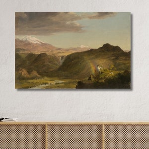South American Landscape by Frederic Edwin Church|Hudson River School Masterpiece|Nature Landscape|Fine Art Print|Exhibition Artworks