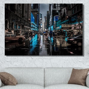New York Wall Art,NYC Painting on Canvas,New York Artwork,Large New York City Landscape painting,Cityscape Canvas,NYC Golden Hours,Gift Idea