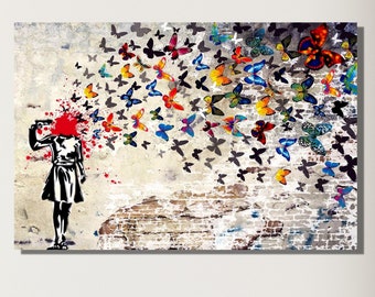 バンクシーのヘッドショットガールのウォールアート、バンクシーの自殺