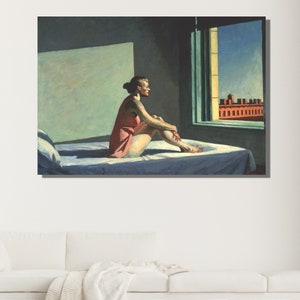 The Morning Sun by Edward Hopper Wall Art,Edward Hopper Wall Art,Expressionism Art,Edward Hopper Signed - Morning Sun (1952),Exhibition Art