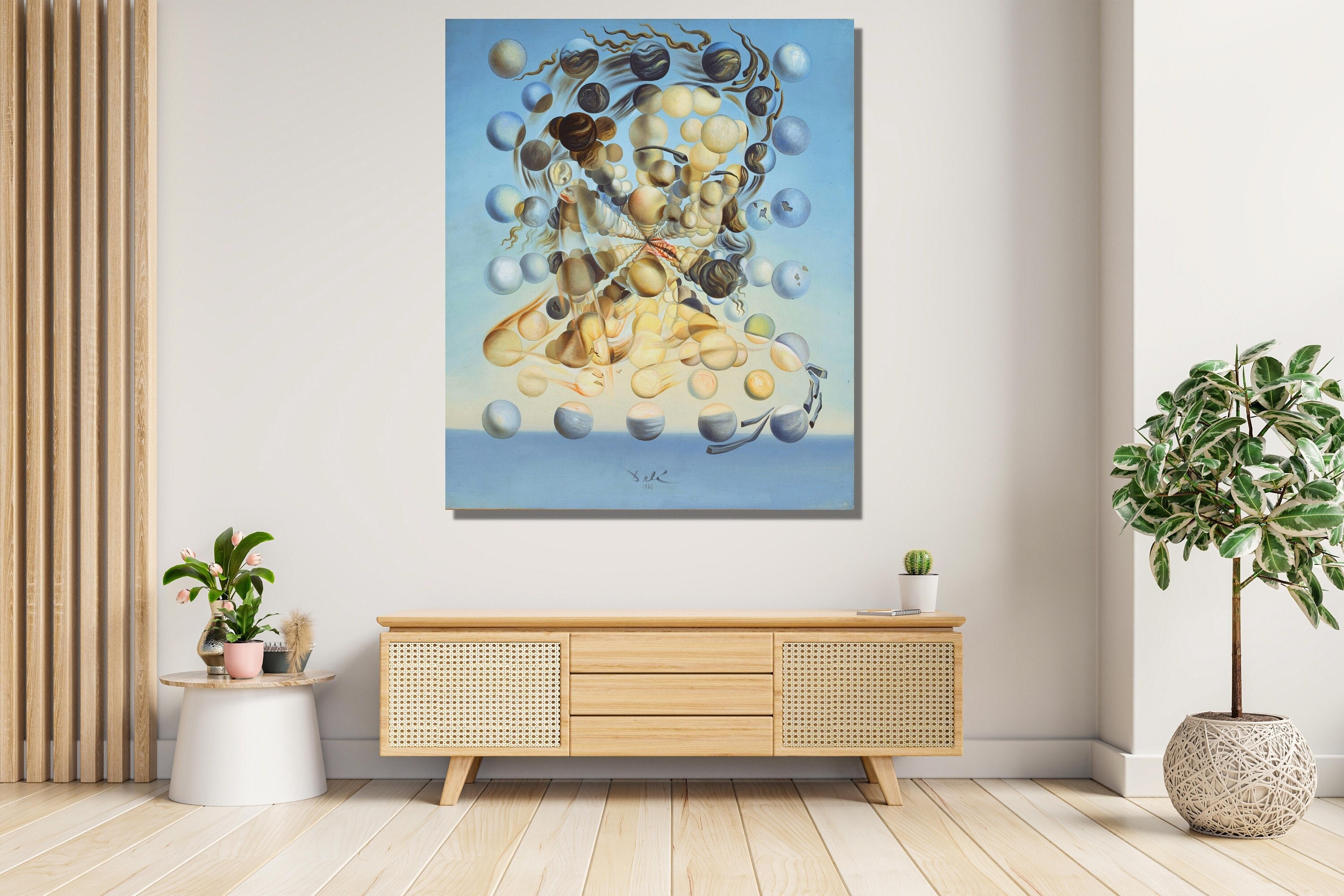 Galatea of the Spheres Art,Salvador Dali,Surrealism Art Print,Abstract Expressionism Art,Galatea of the Spheres Wall Art Design,Wall Art