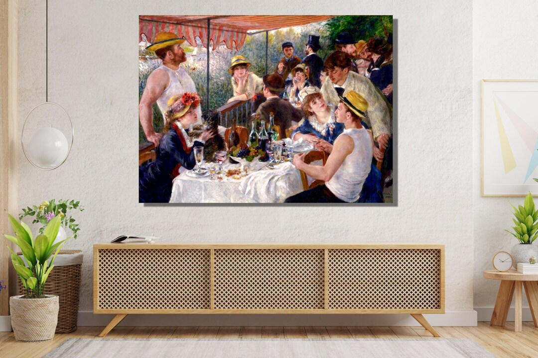 Pierre Auguste Renoir Luncheon of the Boating Party Canvas Art|art ...