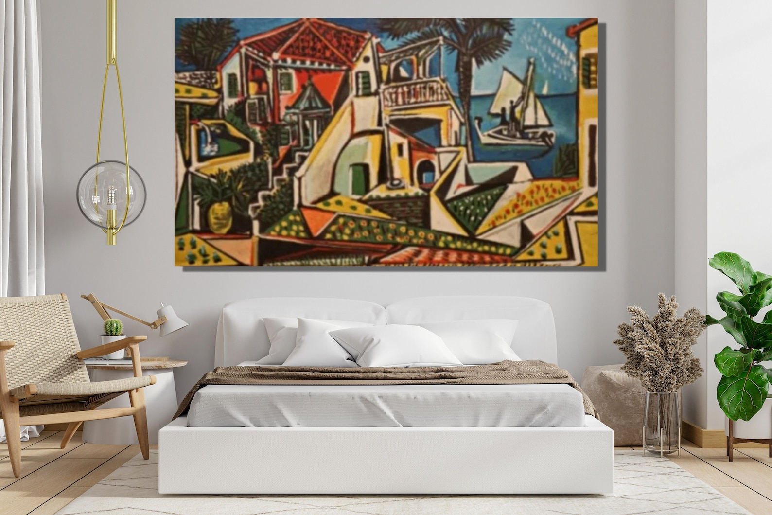 Pablo Picasso MEDITERRANEAN LANDSCAPE Estate Signed Limited Ed. Giclee