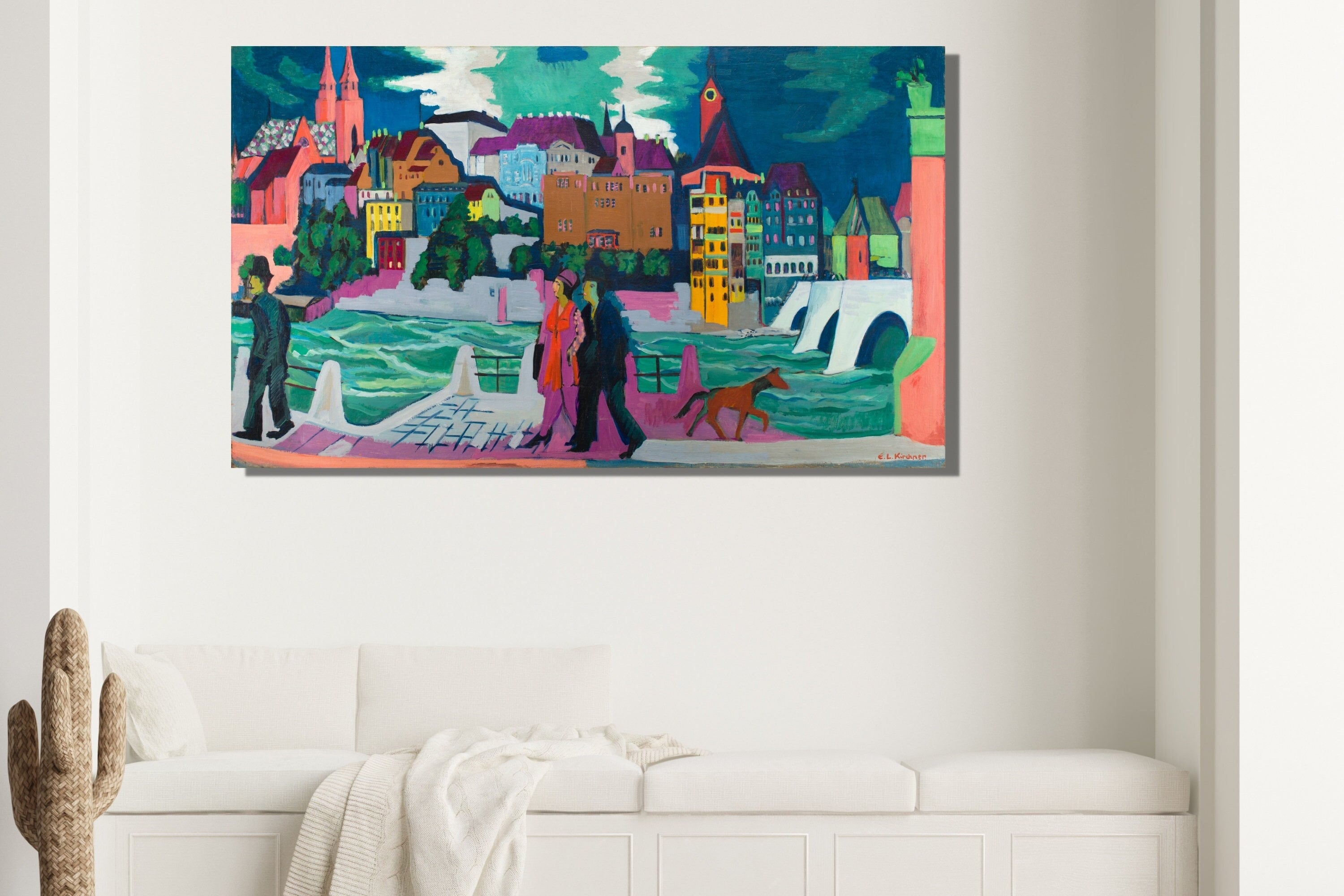 Reproduction Tableau Ernst Ludwig Kirchner - Poster 50x70 Cm Neuf Par PostersAndCo