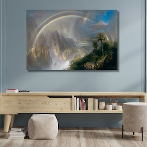 Rainy Season in the Tropics by Frederic Edwin Church Canvas Wall Decor|Edwin Church Exhibition|Famous Painting|Art Reproduction|Gift Idea