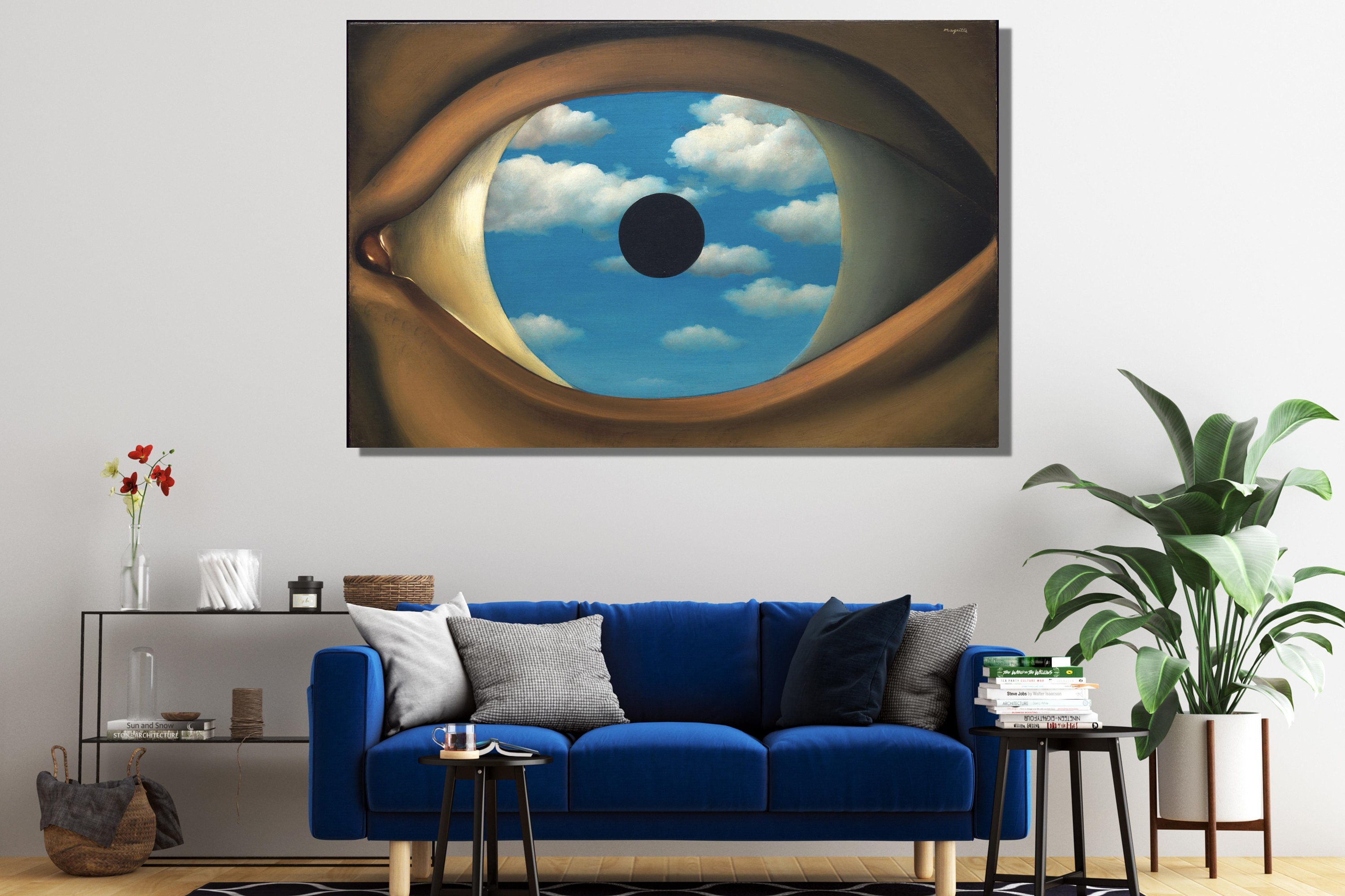 ルネ・マグリット作「偽りの鏡」（1928年）キャンバス|オリジナル