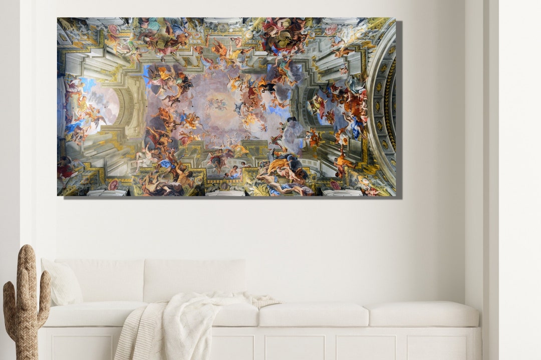 Triumph of St. Ignatius of Loyola Canvas Wall Art,renaissance ...