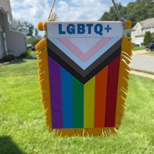 LGBTQ+ Pride Acrylic 11” Door Hanger