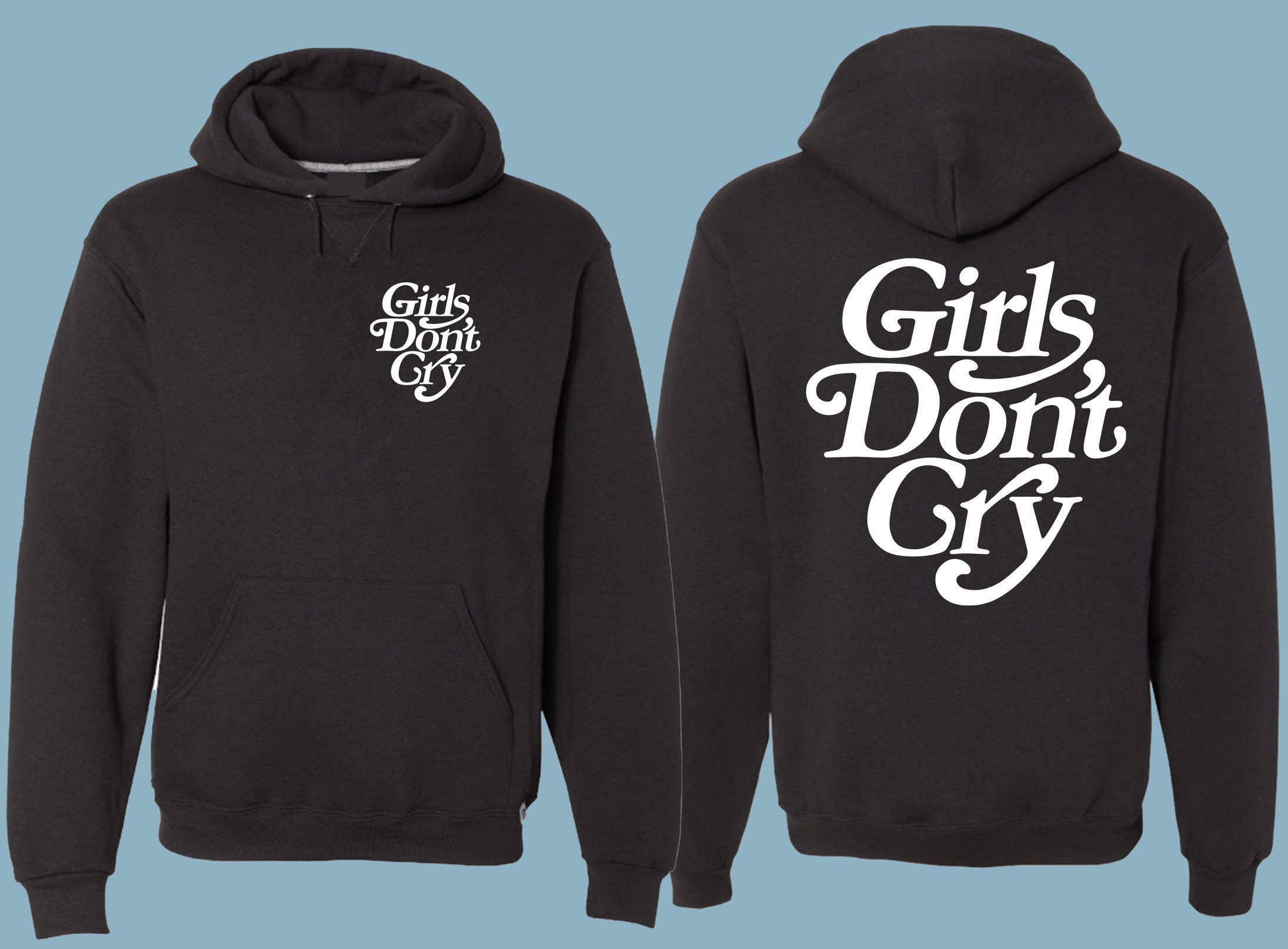 Girls Don't Cry GDC Logo Hoodie black M