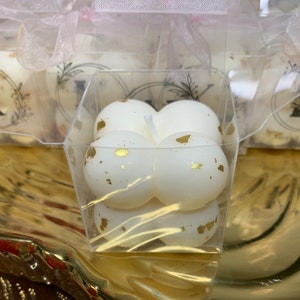 Bubble Candle with Gold Accent *Customizable for special events & wholesale orders*