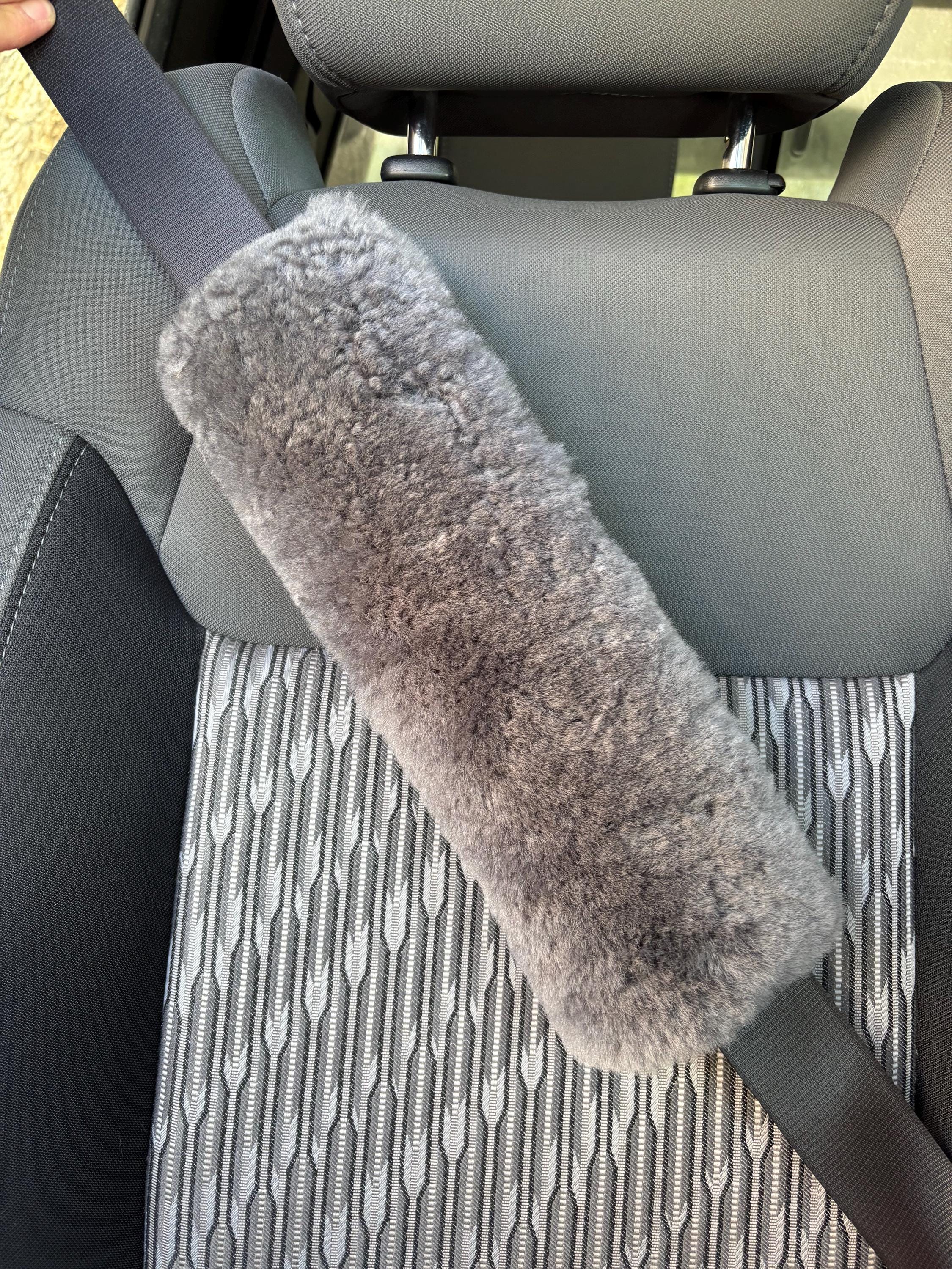 Sheepskin Seat Belt