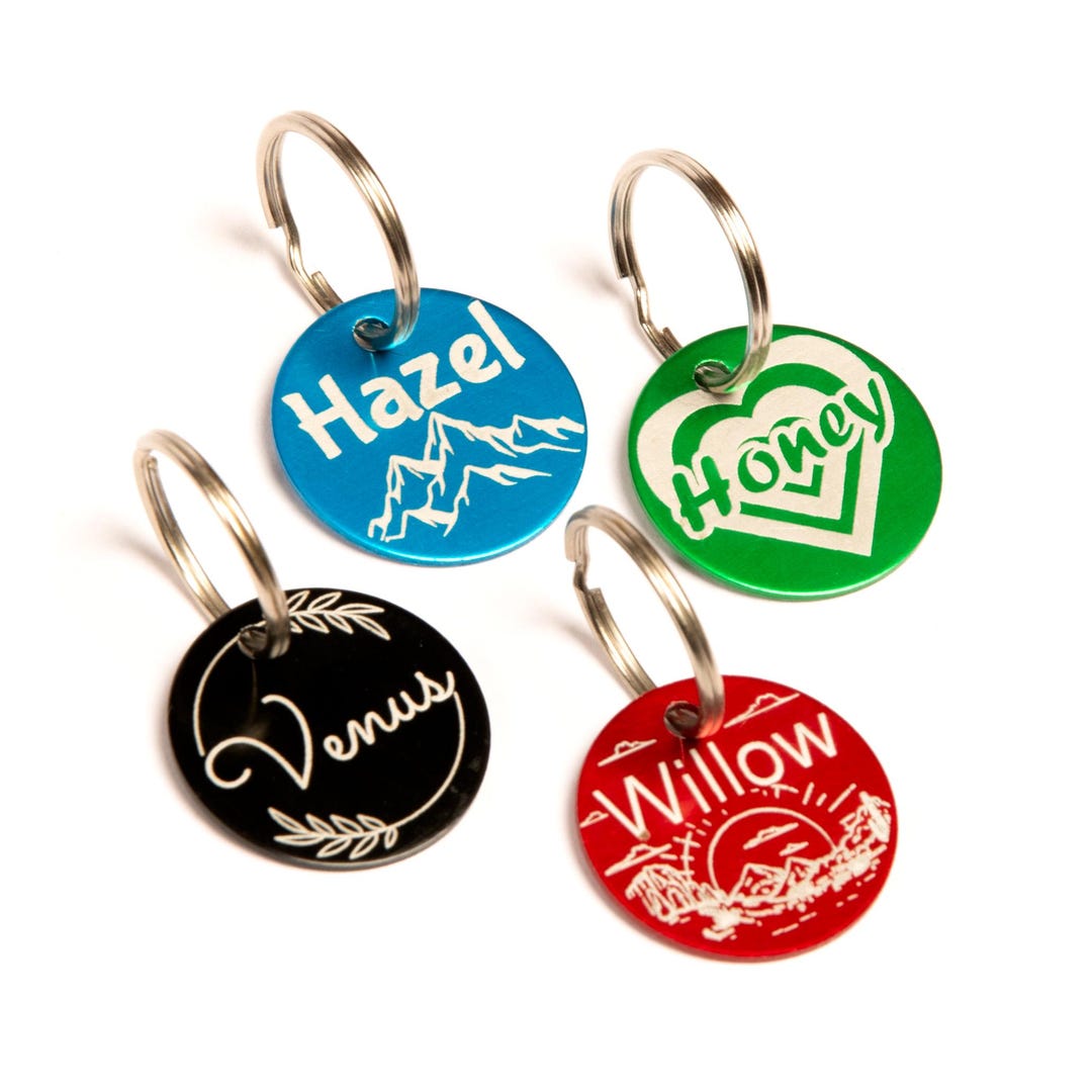 Photo inspiration: Gallery Detail: Custom Engraved Pet Id Aluminum Dog Nameplate