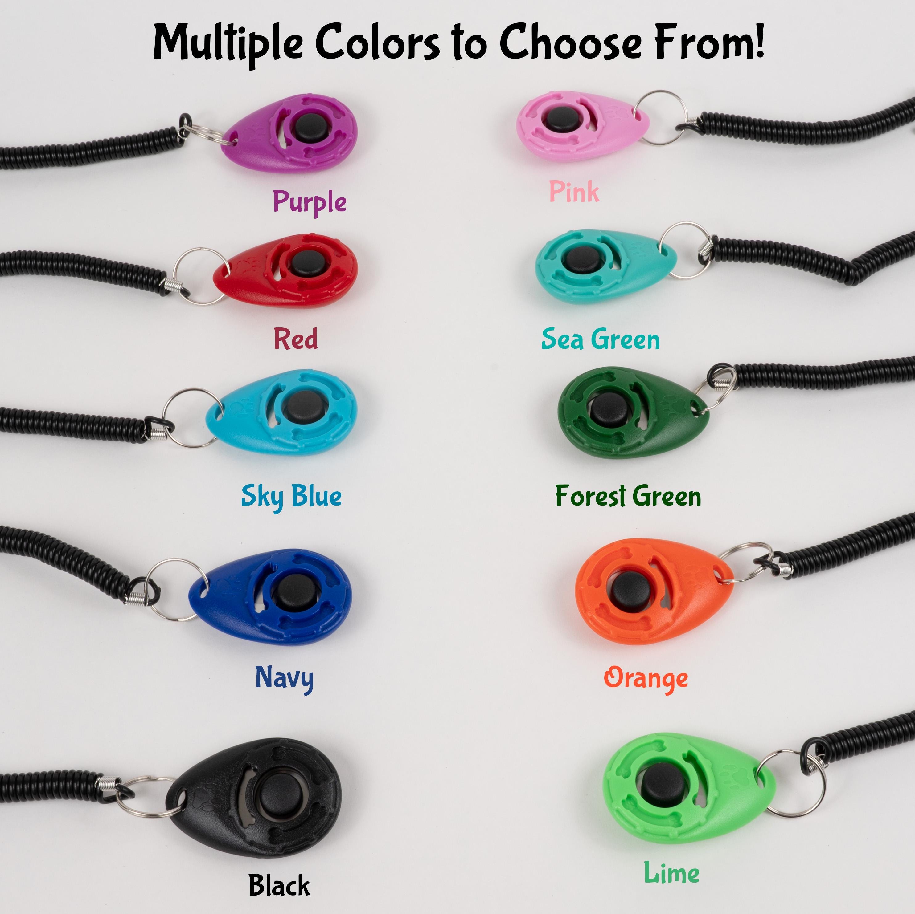 Dog Training Clicker With Wrist Strap, Puppy Clicker Trainer, Positive ...