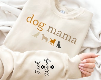 Dog Mom Sweatshirts - Custom Dog Mom Shirt - Dog Mom Shirts - Womens Sweatshirts - Dog Mom Tshirt - Dog Mom Gift - Dog Mom Tee - Dog Lover