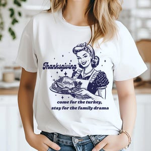 Retro Thanksgiving Shirt, Funny Thanksgiving Shirt, Happy Thanksgiving Tshirt, Vintage Thanksgiving Shirt, Autumn Shirt, Turkey Day Tee,Fall